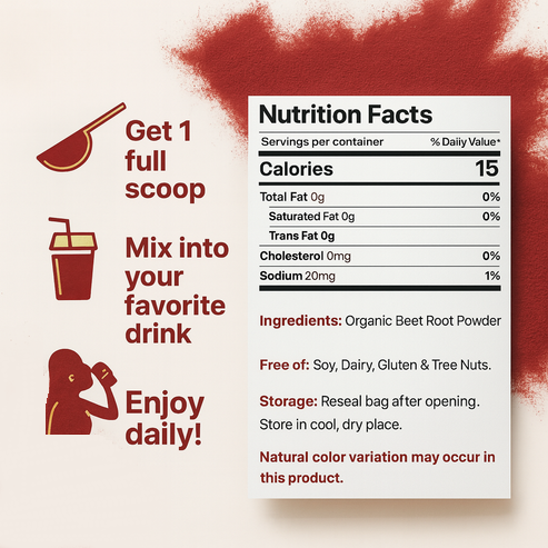 Organic Beet Root Powder